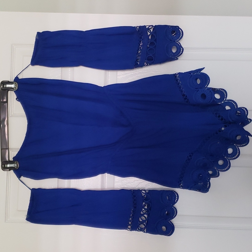 Ramy Brook Strapless Romper with Sleeves